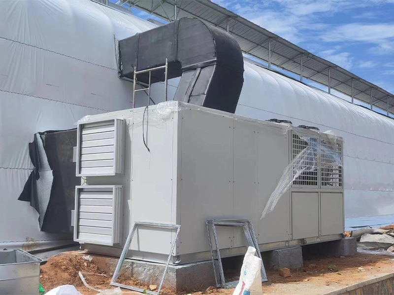 淄博沂源櫻桃大棚降溫空調案例